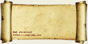 Isidor Veljković vizit kartica